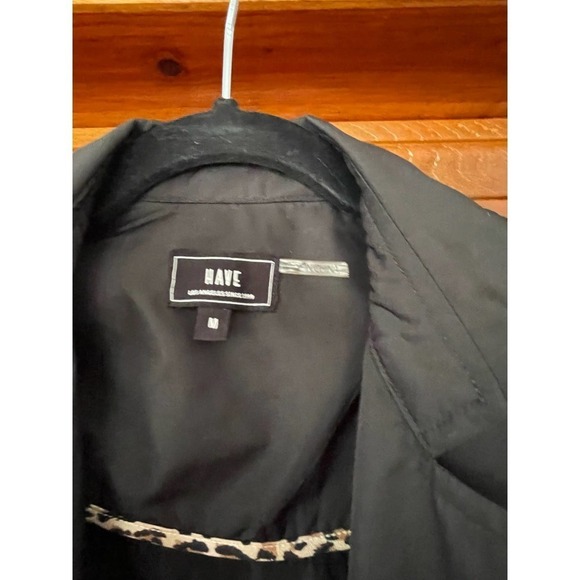 HAVE Brand open front poplin tie waist lightweight trench coat - Picture 2 of 4